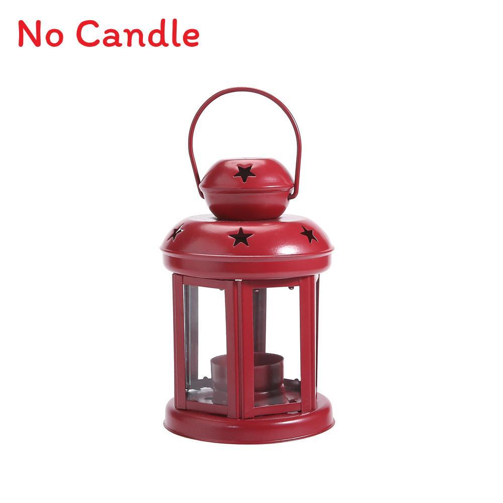 Hollow Star Iron Candle Stand For Party Decorations And Romantic Home Accents