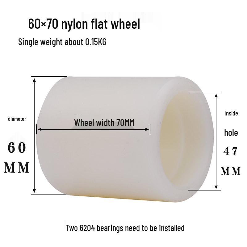 Hydraulic Pallet Truck Nylon Wheels & Iron Core PU Forklift Accessories