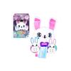 Peluche interactive lapin - Bizak - Mini lapins surprise - Sons et réactions - Blanc/Gris - Grande taille