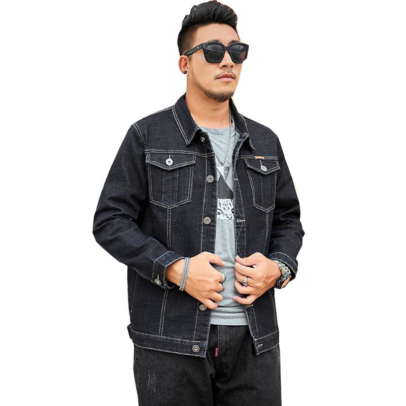 Men's Large Size Denim Jackets Men's Fashion Loose Jackets