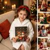 Creative Christmas Souvenir for Family Advent Calendar, 24 Day Countdown Box with Highland Cow Decorative Acrylic Ornaments Windows Doors Pendants,
