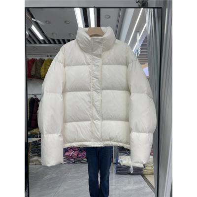 Новая короткая куртка-пуховик с воротником-стойкой, зимняя куртка-хлеб