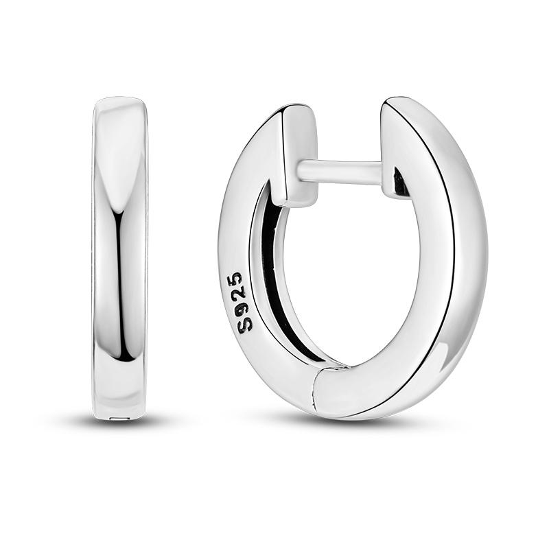 MULA Двойные серьги-кольца из стерлингового серебра 925 пробы с цирконием, цветком, звездой, U-образной формой, квадратным сердцем, паве, серьги-гвоздики в подарок для женщин, ювелирные изделия