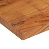 Vidaxl Blat Stołu, 100X80X2,5 Cm, Prostokątny, Lite Drewno Akacjowe