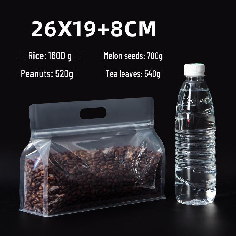 Прозрачные утолщенные пакеты с застежкой Ziplock для упаковки продуктов питания, орехов, сухофруктов и новогодних товаров