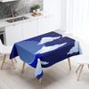 Мультяшная минималистичная скатерть со звездным небом, водонепроницаемая и маслостойкая прямоугольная скатерть для ресторана, кухонное украшение