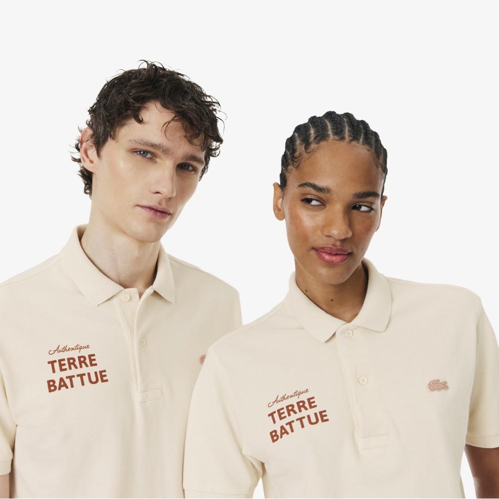[Lacoste] Men's Roland Garros Graphic Short-Sleeve Polo Shirt PH0349-56GK74