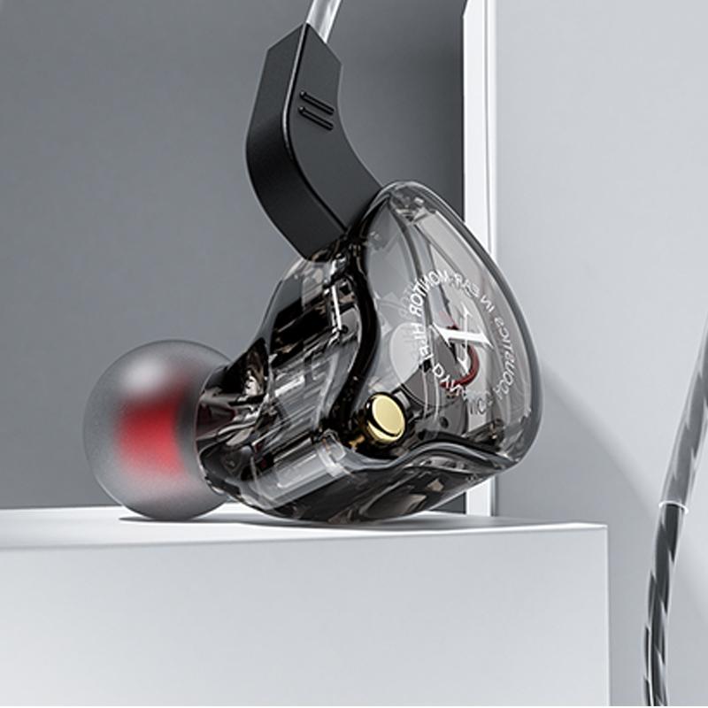 Sport Music HiFi Earphone 3.5mm Wired Headphones with Microphone Musicians Monitors Headset Bass Stereo Headset Earbuds for PC