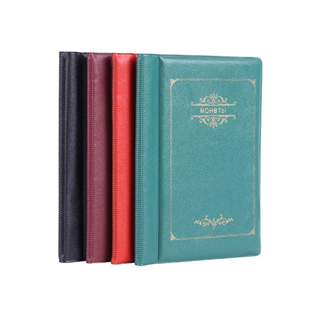 120 Pockets Money Book Commemorative Holders Coin Collection Book Coins Storage Album Coin Storage
