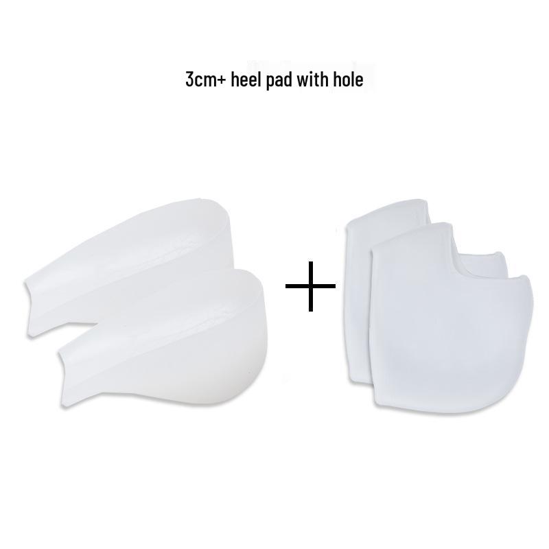 Женские невидимые силиконовые накладки на пятку Douyin - Прозрачные, противоскользящие стельки для увеличения роста