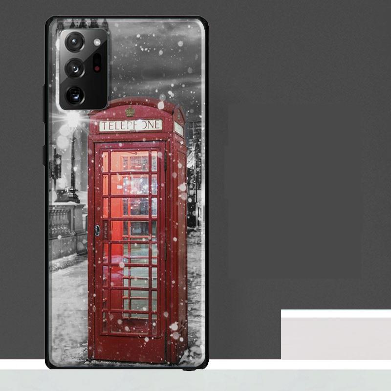 Ретро Зимний Снежный Лондон Чехол Для Samsung Galaxy S23 S24 S25 Ultra S9 S10 S20 S21 S22 Plus S23 FE S25 FE Чехол Для Телефона
