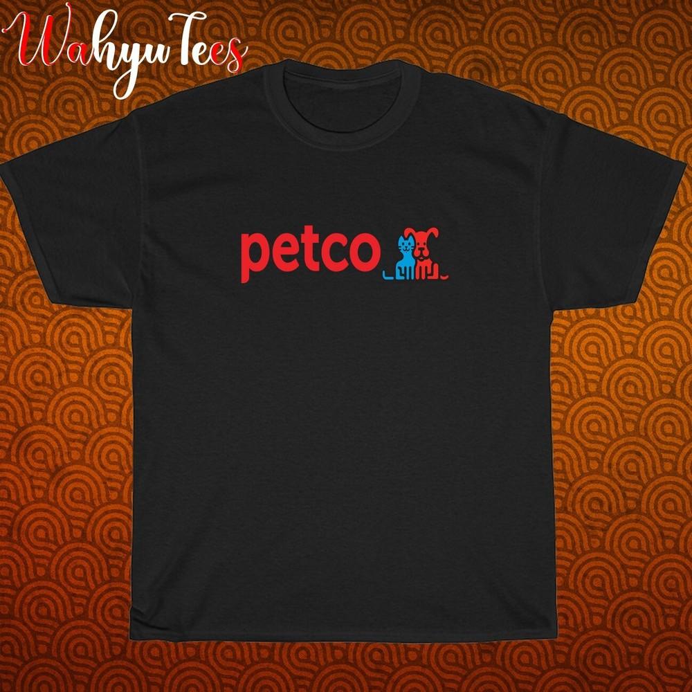 Новый! Petco Pet Food Grocery Логотип Черный Серый Темно-синий Белый Размер S-5XL Унисекс Футболка