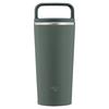 ZOJIRUSHI Water Bottle, Tumbler with Lid, Carry Tumbler, Portable, Seamless Handle Type, 300ml, Forest Gray, Integrated Lid and Gasket, Easy To Clean,