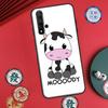 Animal Cute Cartoon Cow For Huawei P20 P30 P40 Lite P60 Pro Nova 12i 11i 8i 12s 9 10 SE Y90 Y60 Y70 Y72 Y61 Y91 Case