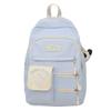 Schoolbag Double Shoulder Casual Backpack Summer Girl Lightweight Large Capacity School Bag Junior High School Student Versatile Simple Student