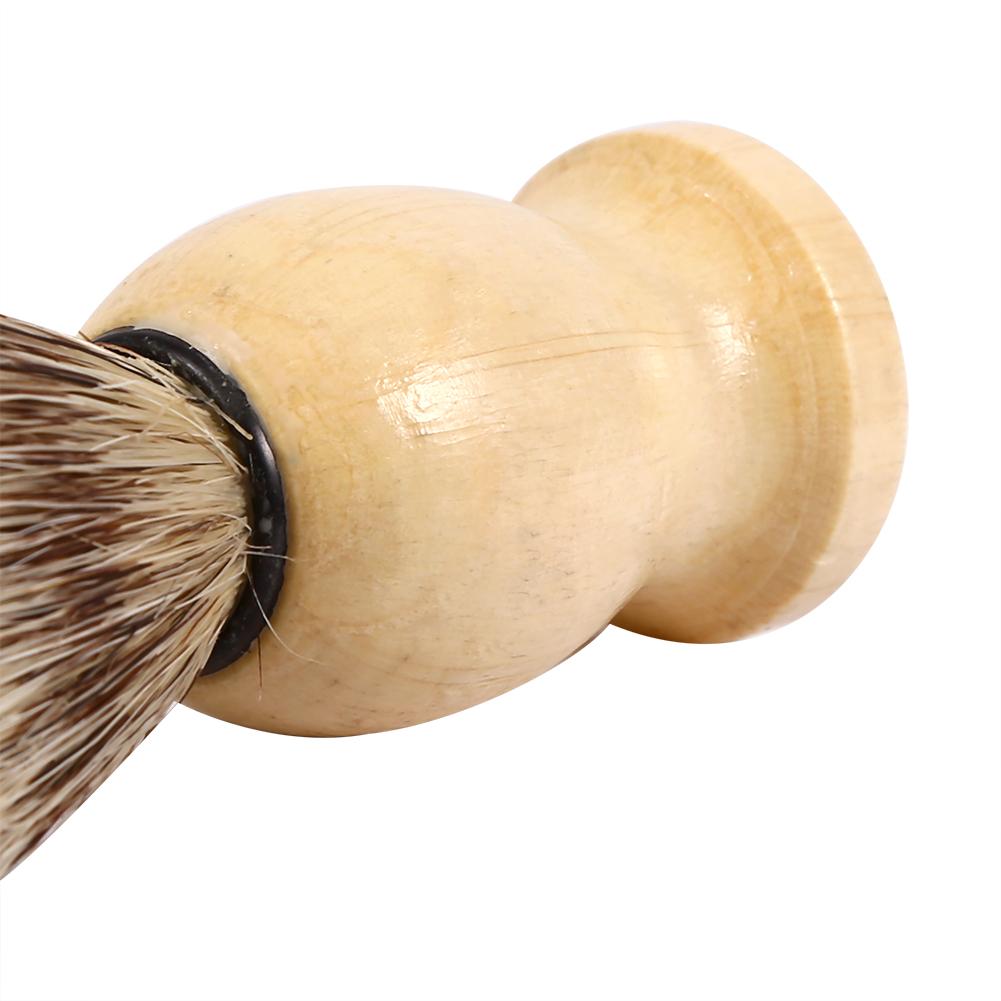 1pc Shaving Brush Facial Hair for Man Shave Tools Cosmetic Tool Wood Handle