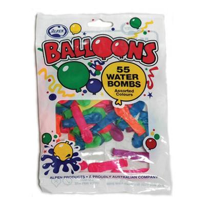 Воздушные шары Alpen Waterbomb 55шт