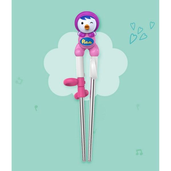 Edison Patty Three-dimensional Stainless Steel Chopsticks, 2 Pieces