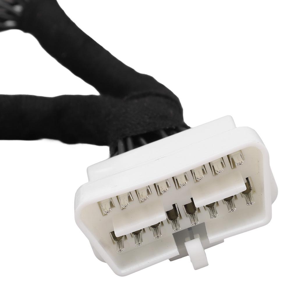 16Pin OBD2 Splitter Cable 0.15m OBD2 Y Cable Portable OBD2 Extension Cable Maintenance Technician