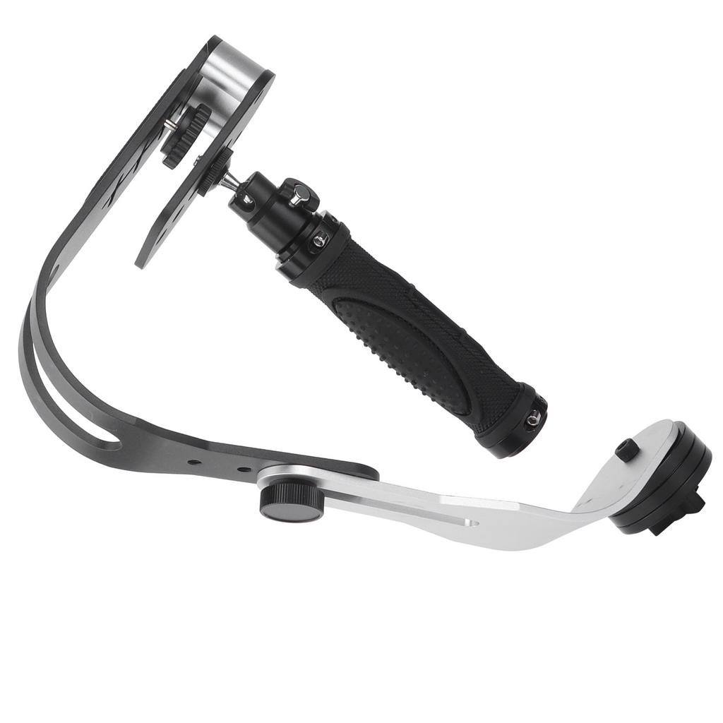 Handheld Video DSLR Camera Stabilizer Aluminum Alloy Bow Shape Stabilizer with Handle