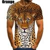 T-shirts Animal Jaguar 3D Printed Summer Men Tees Streetwear Crew Neck Hip Hop Oversized TShirt Men Tops Clothing