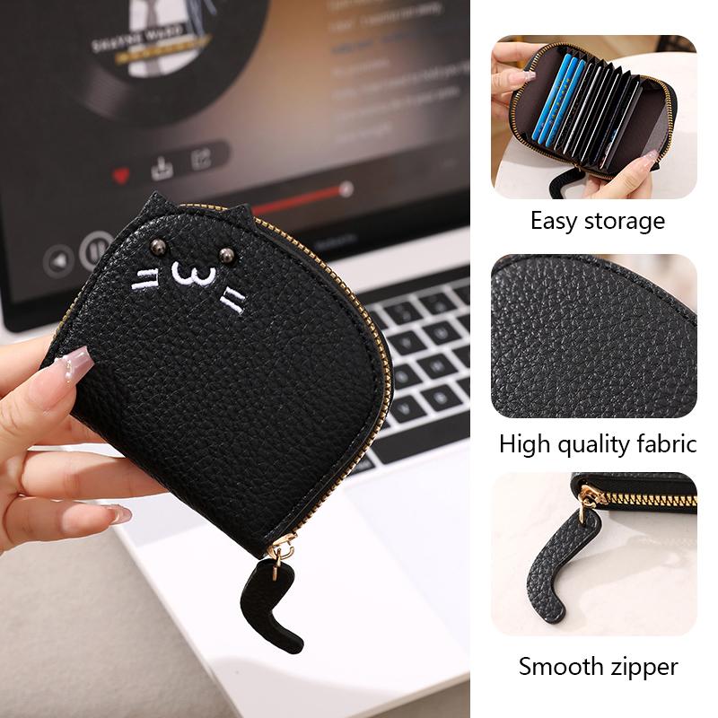 Новый милый мульти-карточный кот Netflix маленький свежий мультяшный кошелек для монет премиум-класса компактный ручной клади