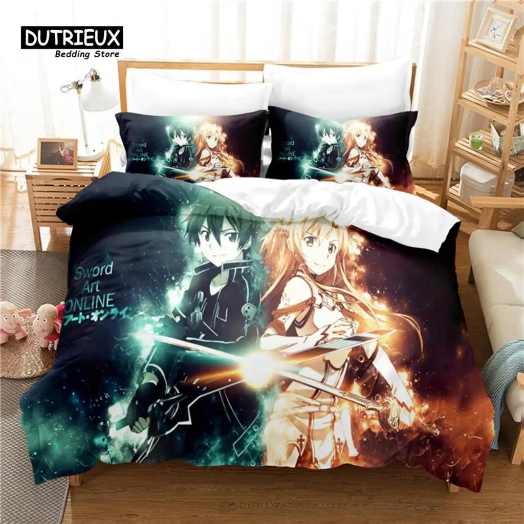 Мультяшный Постельный Комплект для Девочки, Комплект Пододеяльника для Девочки, 3D Постельное Белье, Комплект Постельного Белья размера Квин с Цифровой Печатью, Модный Дизайн