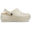 Crocs Classic Cloud Warm Cotton Clogs Women Clogs Bone-White 207938-2Y2