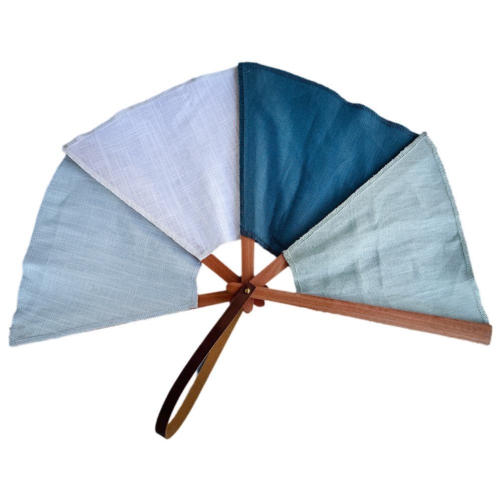 Hand Fan Embroidered Spanish Folding Fan Hanging Multipurpose Handmade Fan Portable Vintage Hand Cranked Fan Traditional Events