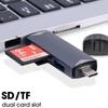 6 In 1 Card Reader Multifunction USB 3.0 Type C/ Micro USB/ Tf SD Memory Card Readers USB Flash Smart OTG Adapter for Phone Laptop Camera Macbook