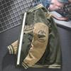 Men's Trendy Japanese Brand Embroidered American Baseball Jacket - Spring/Autumn Loose Fit