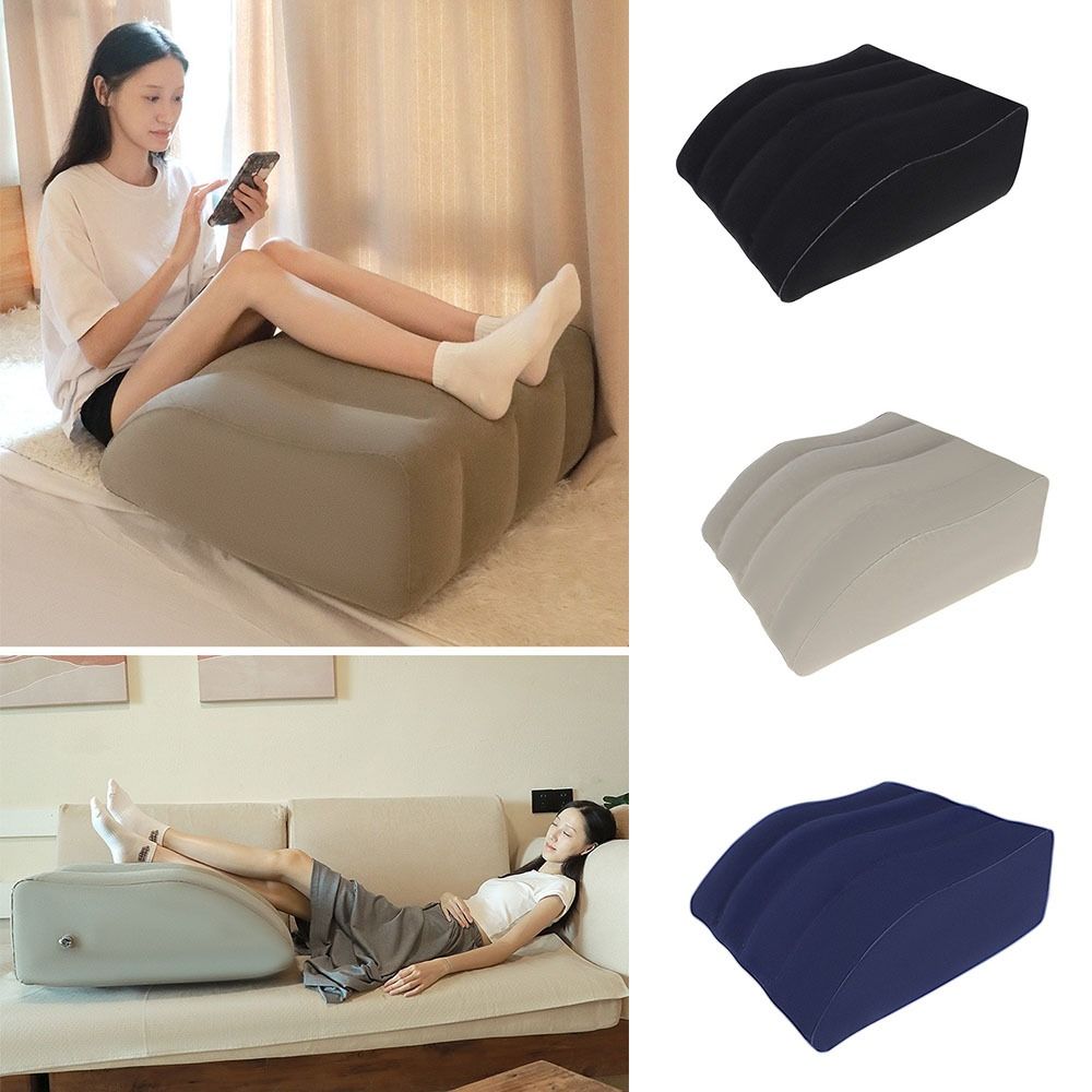 Comfort Inflatable Wedge Pillow Knee Cushion Foot Pillow Multifunctional Leg Lift Pillow Travel
