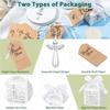 24/30 Piecces Angel Keychain with Baptism Favor Boxes/Bag Paper Alloy Key Rings Pendant Baby Shower Wedding Favor Gift