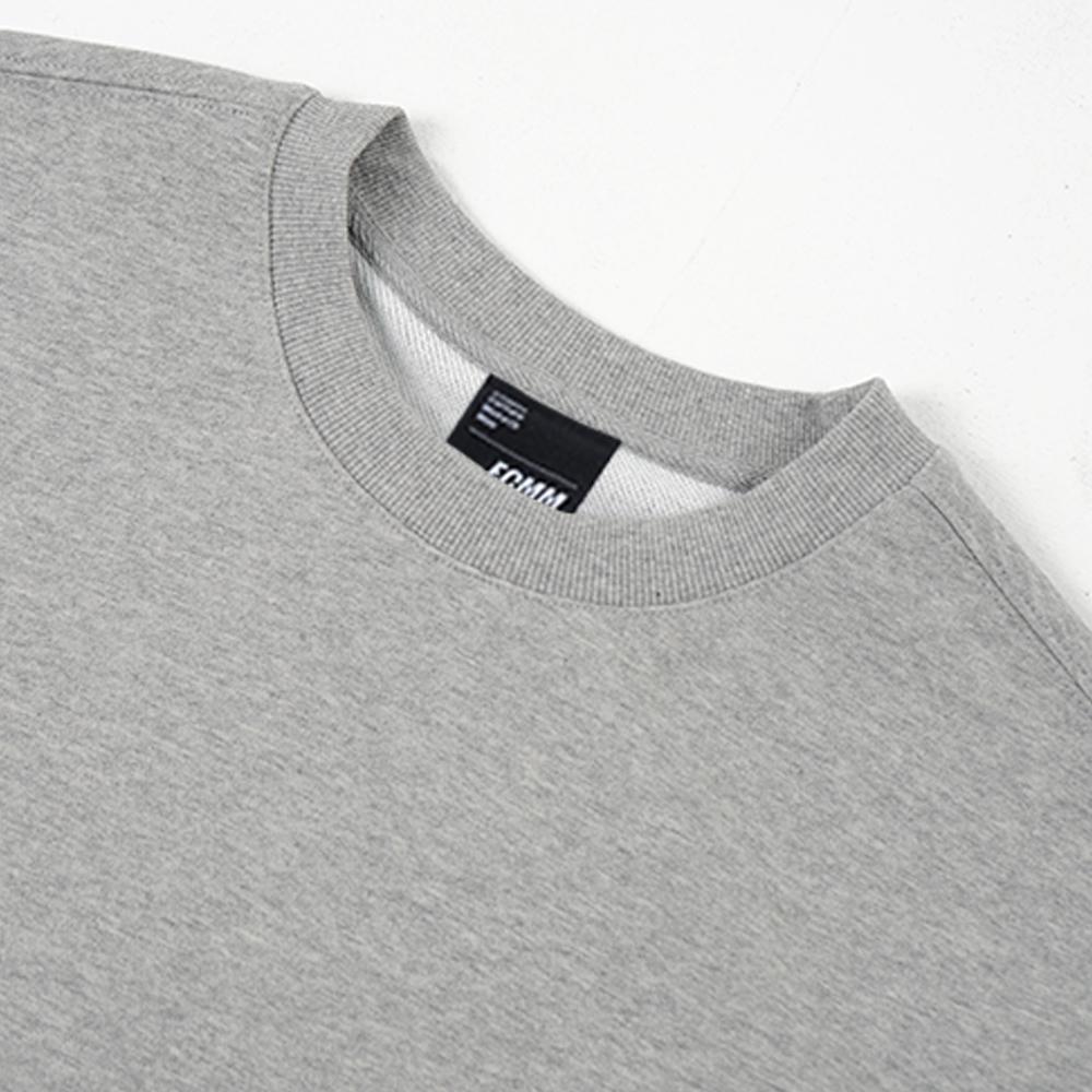 FCMM Basic Small Logo Sweatshirt - Melange Grey