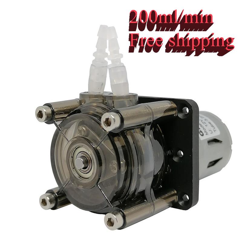 Peristaltic Pump Water Pumping Rotary Draining Eletric GROTHEN 200ml/min