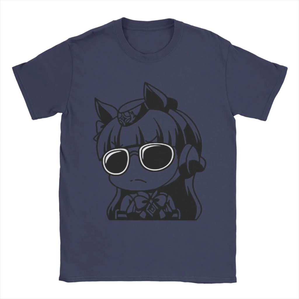 Goldship Uma Musume Солнцезащитные очки Футболки для мужчин Чистые Винтажные Футболки Футболки с круглым вырезом Топы с коротким рукавом Женская одежда