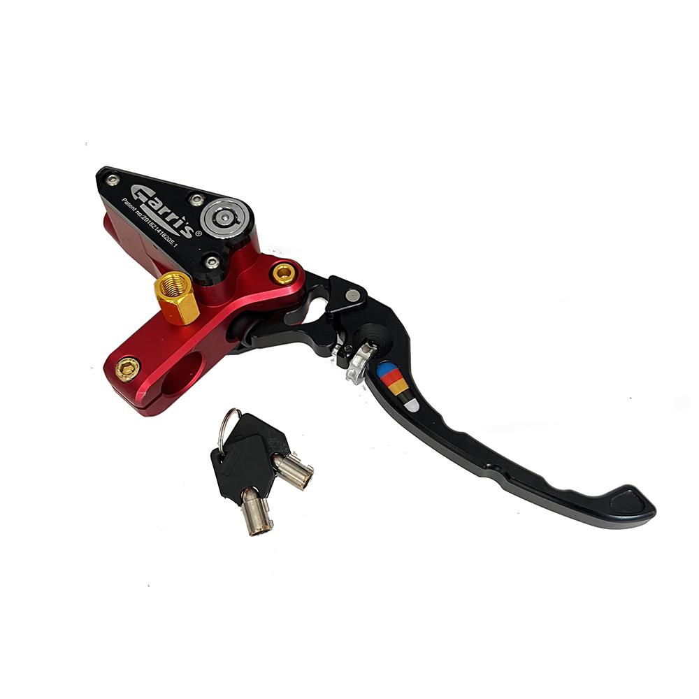 CNC clutch handle hydraulic brake pump with Brake safety lock master cylinder lever universal motorcycle 22mm grip diameter