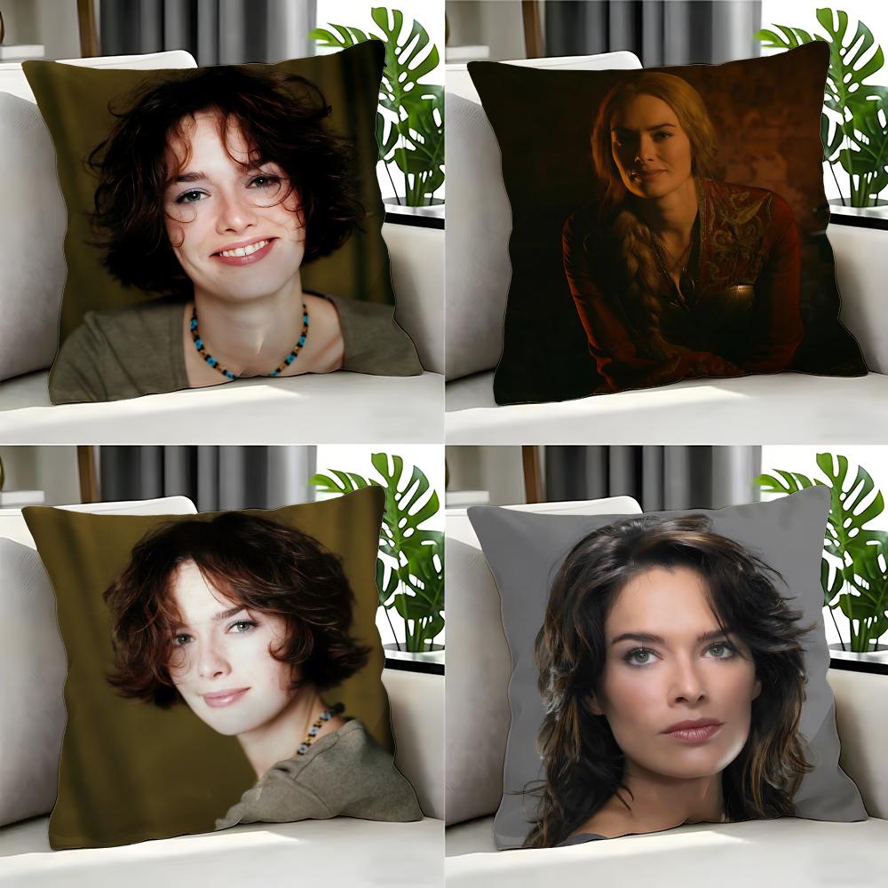movie Lena Headey Cushion Cover Cushion Cover Set Pcs x x x Pillowcase Decorative Sofa Home Decor