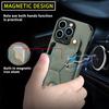 Foldable Card Slots Wallet Case for iPhone Samsung Xiaomi Huawei OPPO Google MOTOROLA VIVO Cloth Fiber Half-wrapped Kickstand Flip Cover