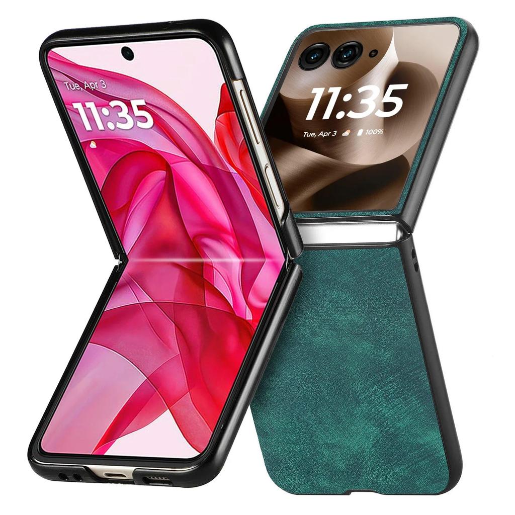 Ретро кожаный чехол Защитный тонкий чехол для телефона для Motorola Razr 60 50 40 Ultra Moto Razr 60 50 40 Чехол