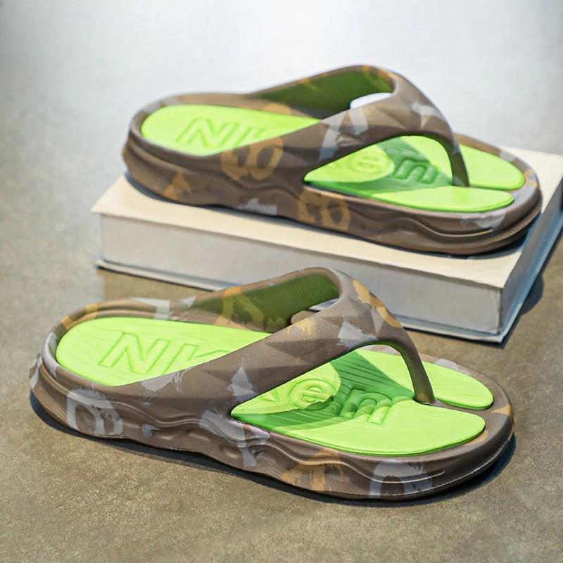 Мужская обувь Нескользящие тапочки из ЭВА Мужские тапочки Пляжные повседневные шлепанцы Оригинальные Маскуллино Дешевая обувь Ликвидация в корейском стиле