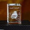 Crystal Heart Model Cube 3D Laser Engraved Anatomical Figurines Medical Science Souvenir Gifts Home Decoration Paperweight