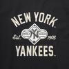 New Era Футболка New York Yankees Хизер Черный 15147503