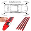 4pcs Car Edge Anti-collision Strip Bumper Protector Protective Bar Anti-rub Scrape Crash Styling Auto Accessories