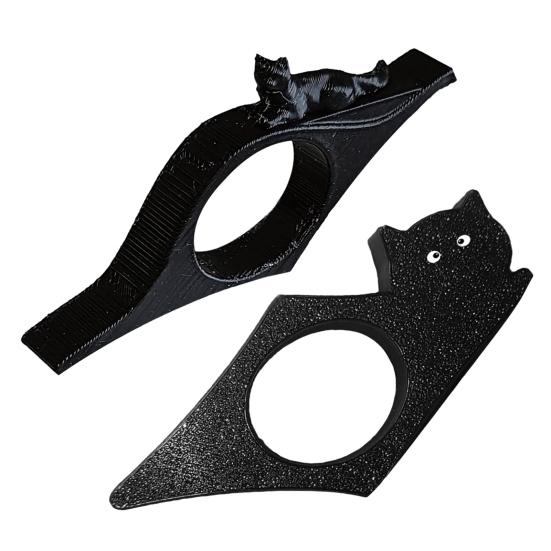 Держатель для страниц в виде кошки Эргономичный дизайн Пластиковая закладка Клип Кошка для чтения одной рукой