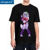 Футболка FNAF Роксин Вульф для мужчин и женщин, смешная хлопковая футболка, с круглым вырезом, с коротким рукавом, больших размеров, летние мужские...