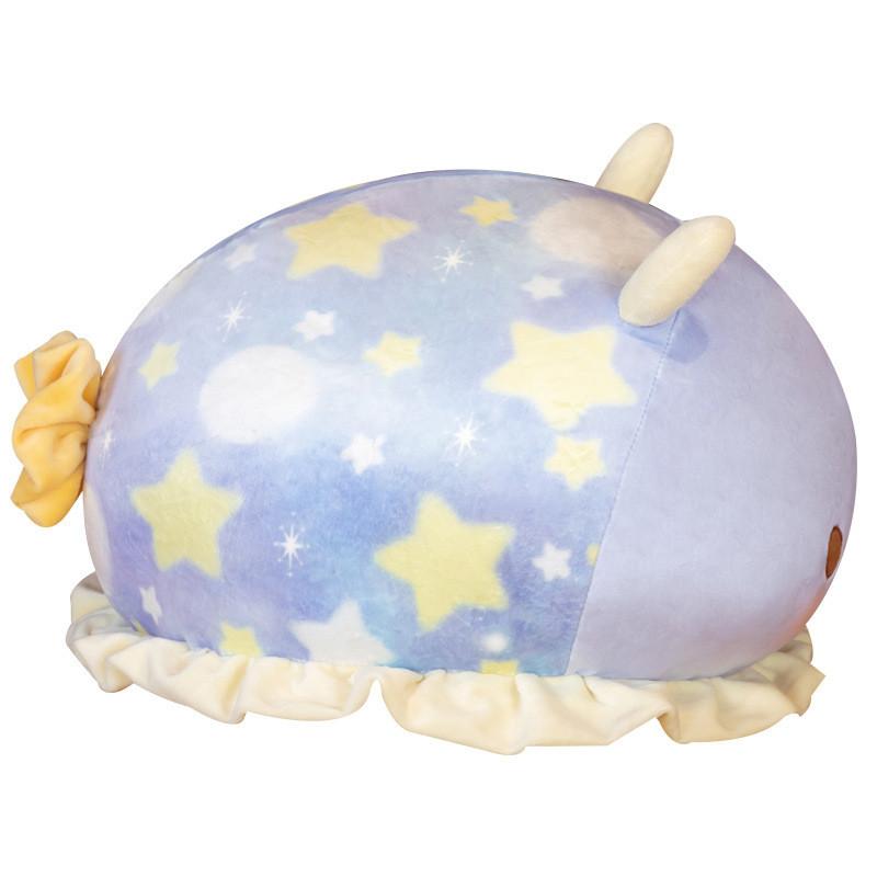 Сине-розовый плюшевый ламантин, мягкая игрушка, кукла-животное, сувенир, украшение для комнаты, для детей