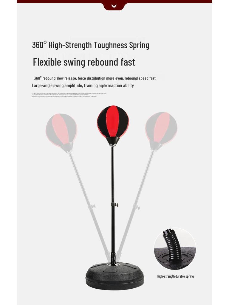 Kids Vertical Punching Ball Boxing Speed Bag Exercise Toy
