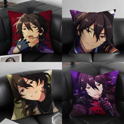 1 шт. Аниме Ensemble Stars Knights Сакума Рей Наволочка Модная Квадратная Наволочка Спальня Диван Гостиная Ins Декор Отдых