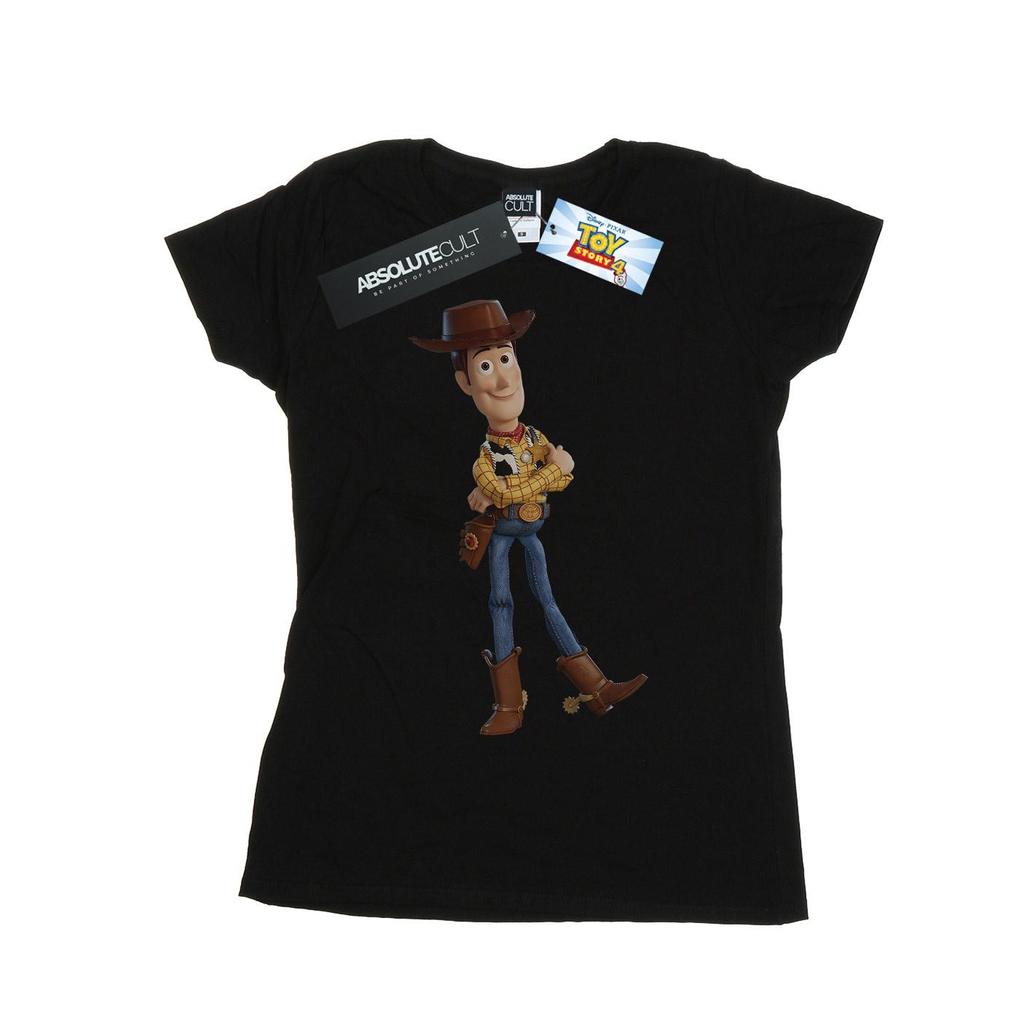 Disney Womens/Ladies Toy Story 4 Sherrif Woody Cotton T-Shirt
